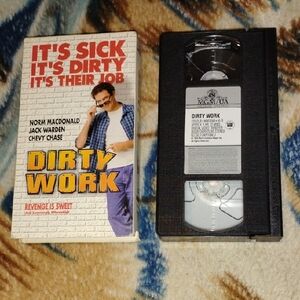 Vintage Norm MacDonald Dirty Work VHS Tape Movie Comedy